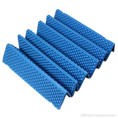 Outdoor Hiking Mountaineering Camping Picnic Tent Foldable Mat Sleeping Pad Blue